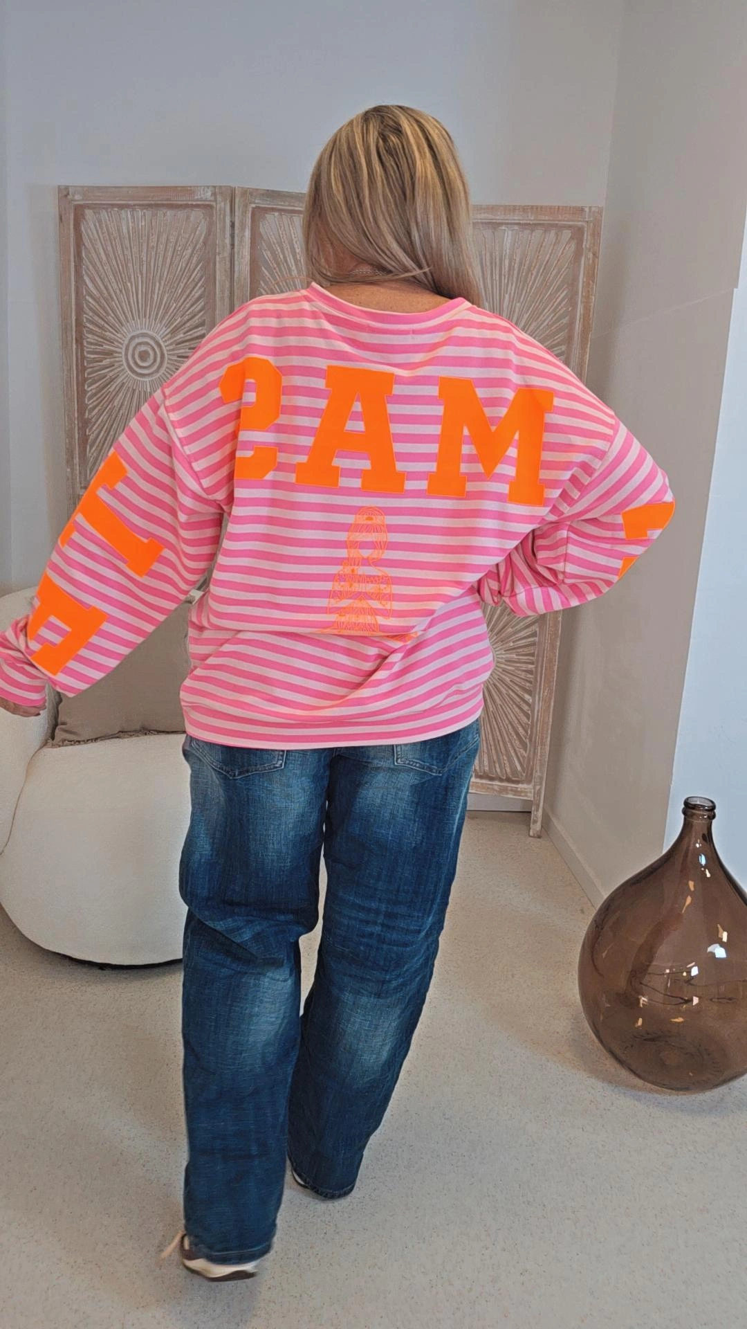 NAMASTE SHIRT PAULA STRIPES 34-42/44 Made in Italy