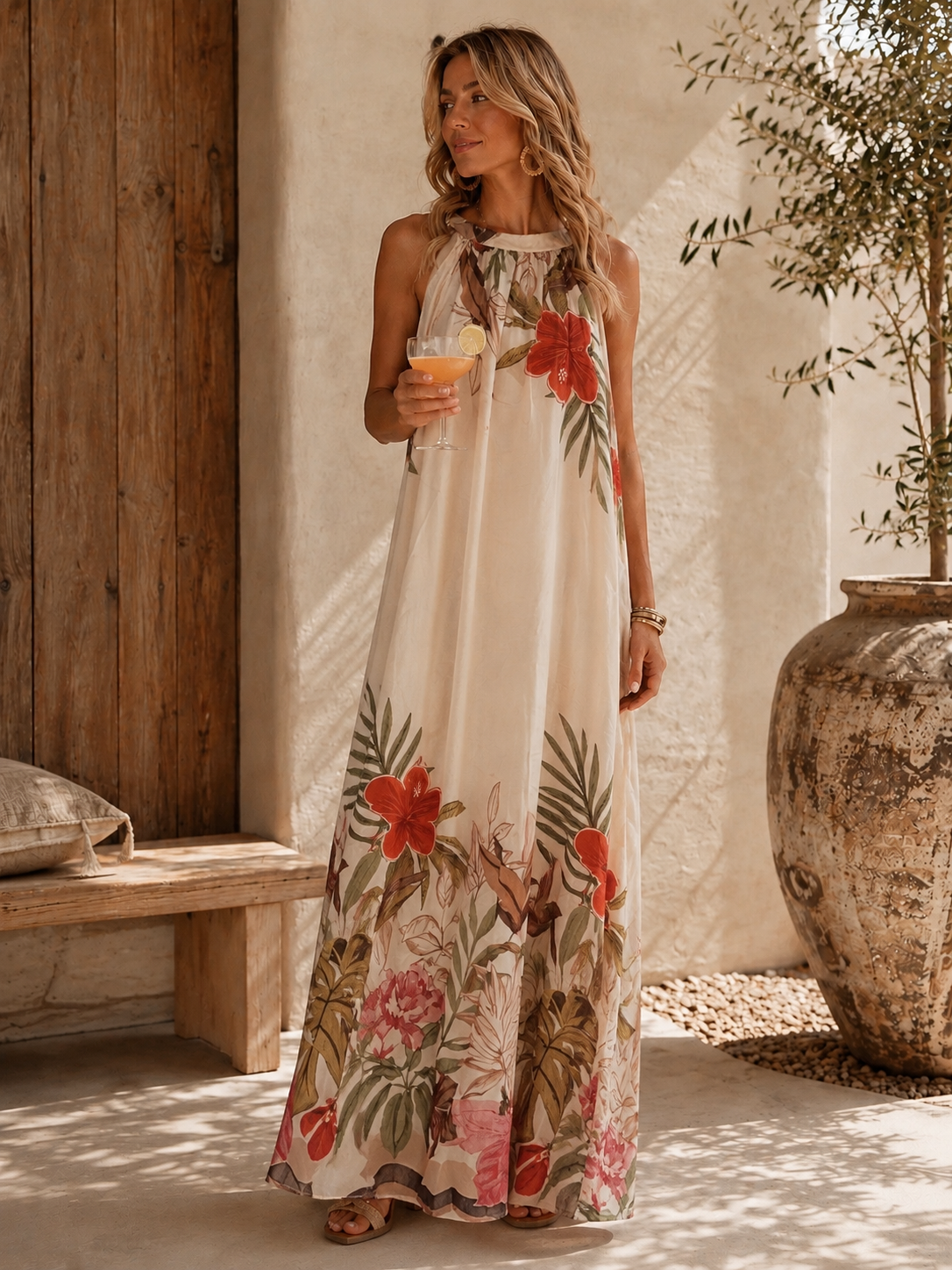 Blütenkleid Azalea – Made in Italy | Passend bis zu einer guten Größe 42