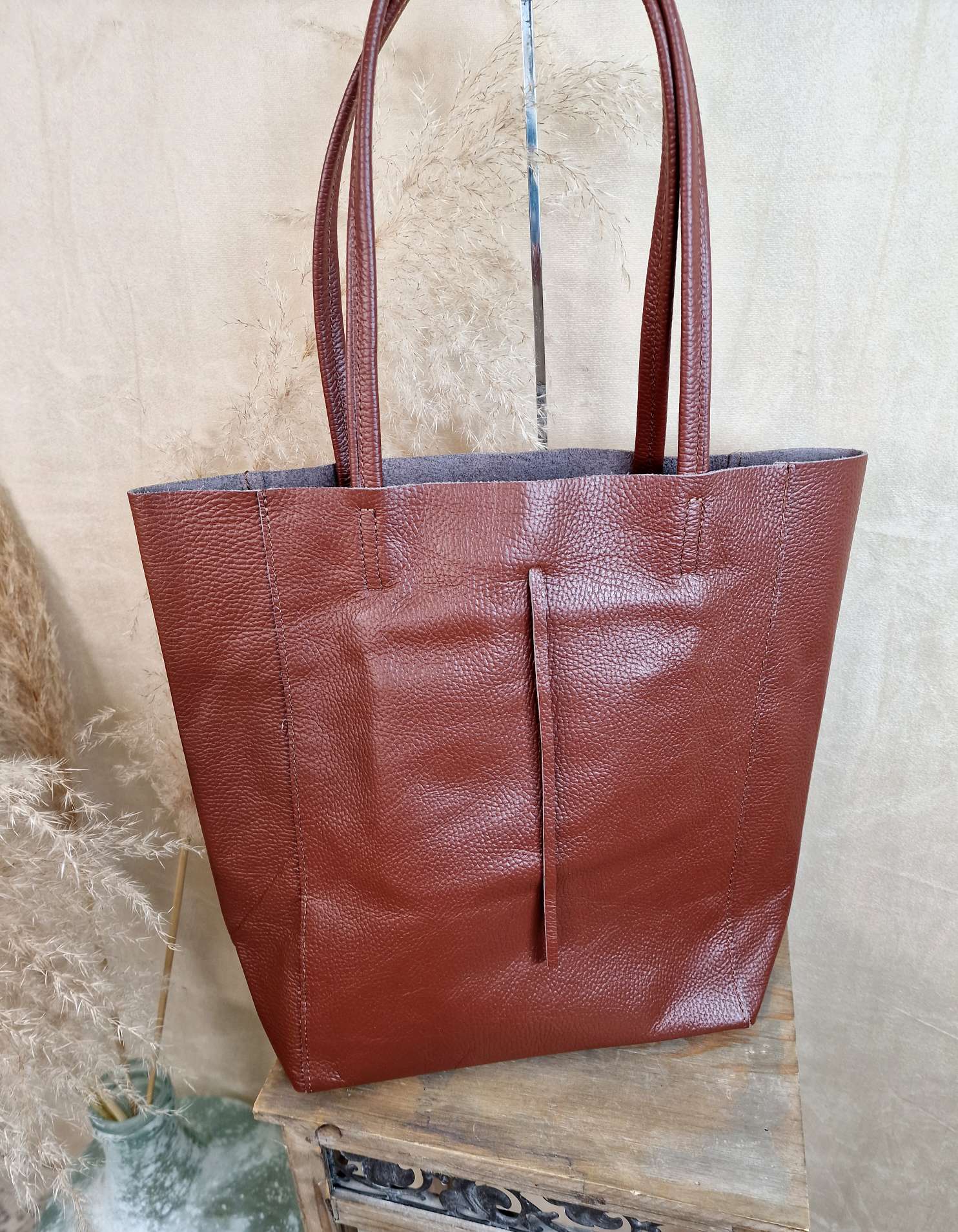 BASIC LEDER SHOPPER MARA BRAUN Made in Italy Ledertasche Tasche BASIC LEDER SHOPPER MARA BRAUN Made in Italy Ledertasche Tasche