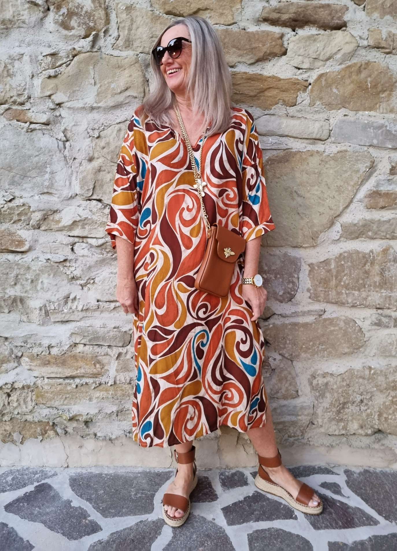 EDLES DRESS LEA ROST 34-42 Made in Italy Kleid EDLES DRESS LEA ROST 34-42 Made in Italy Kleid