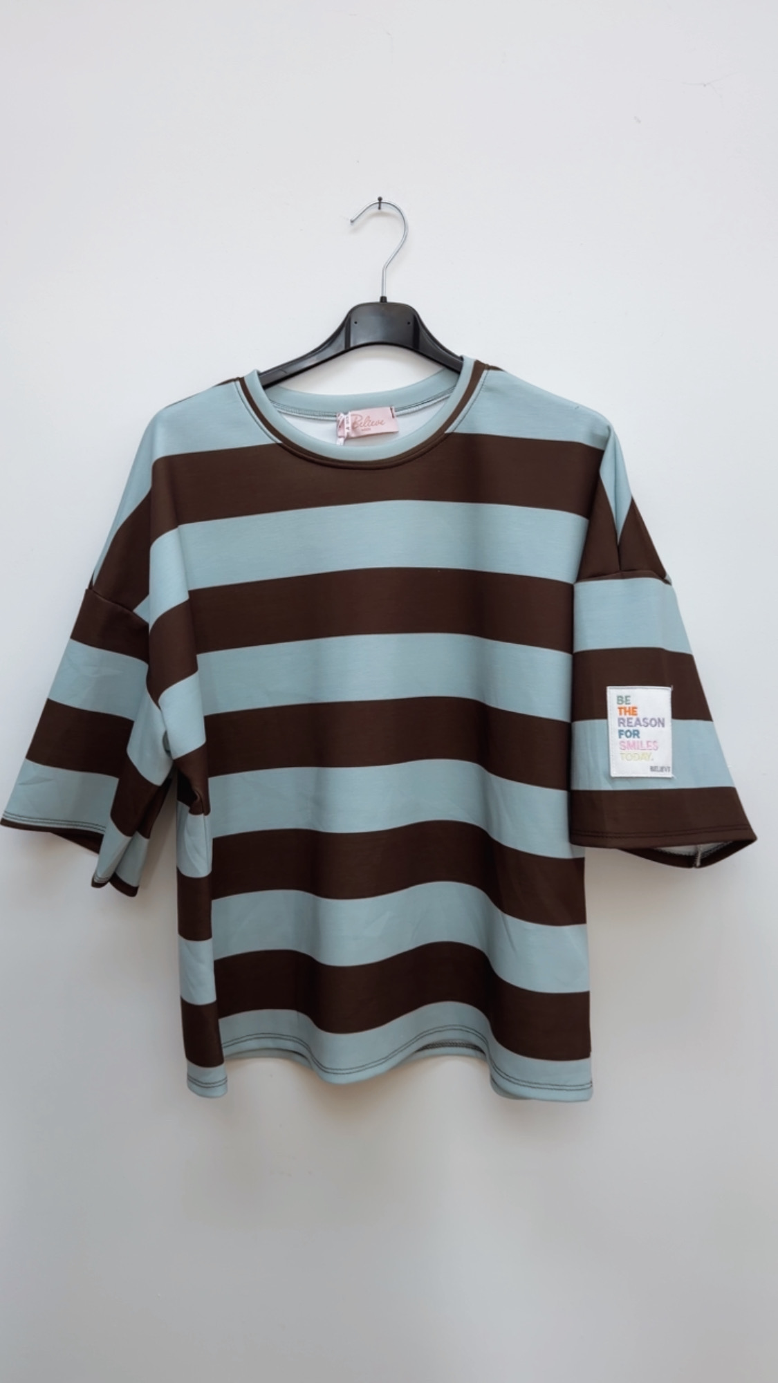 Buttersoft-Shirt „Jule“ Made in Italy passt bis Gr. 44 Streifen