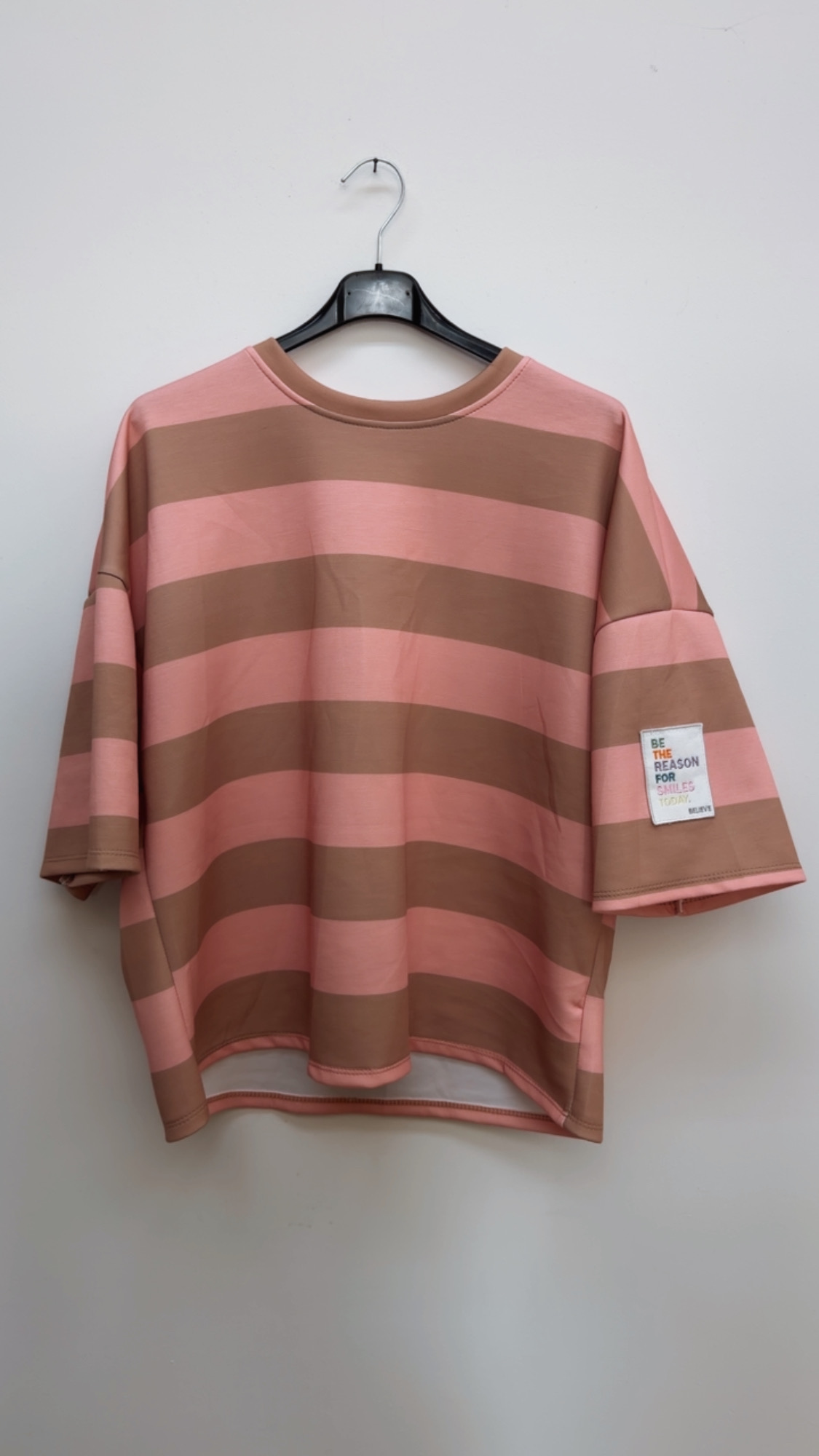 Buttersoft-Shirt „Jule“ Made in Italy passt bis Gr. 44 Streifen