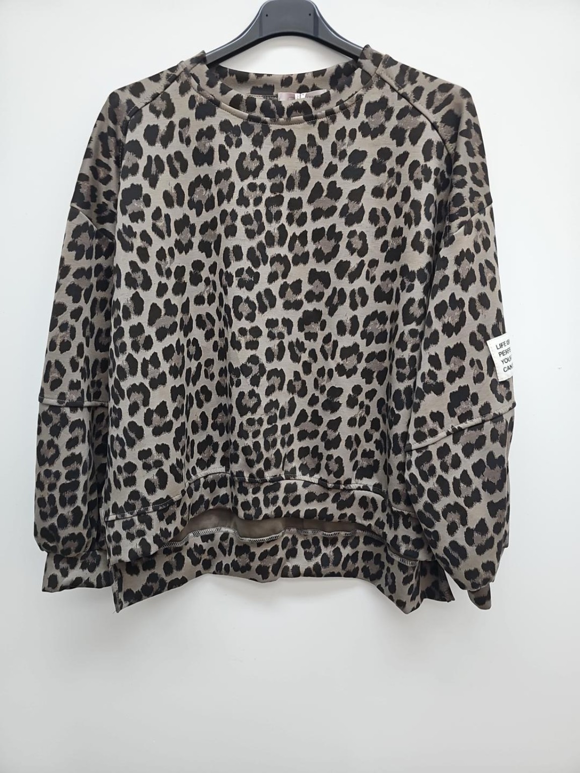 Sweater Leo Patch Juna Made in Italy 34-42 Sweatshirt