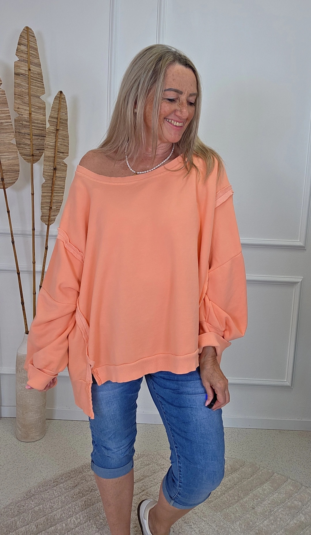 OVERSIZE SWEATER CARLOTA UNI Made in Italy 34-44/46