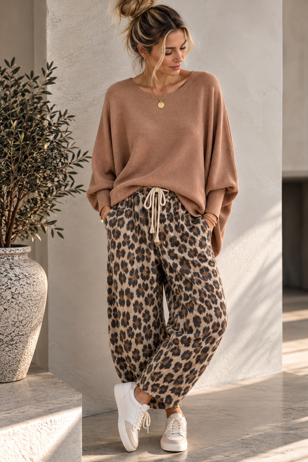 OVERSIZE KNIT SWEATER SIGRID Made in Italy 34-44/46 Strick Pullover