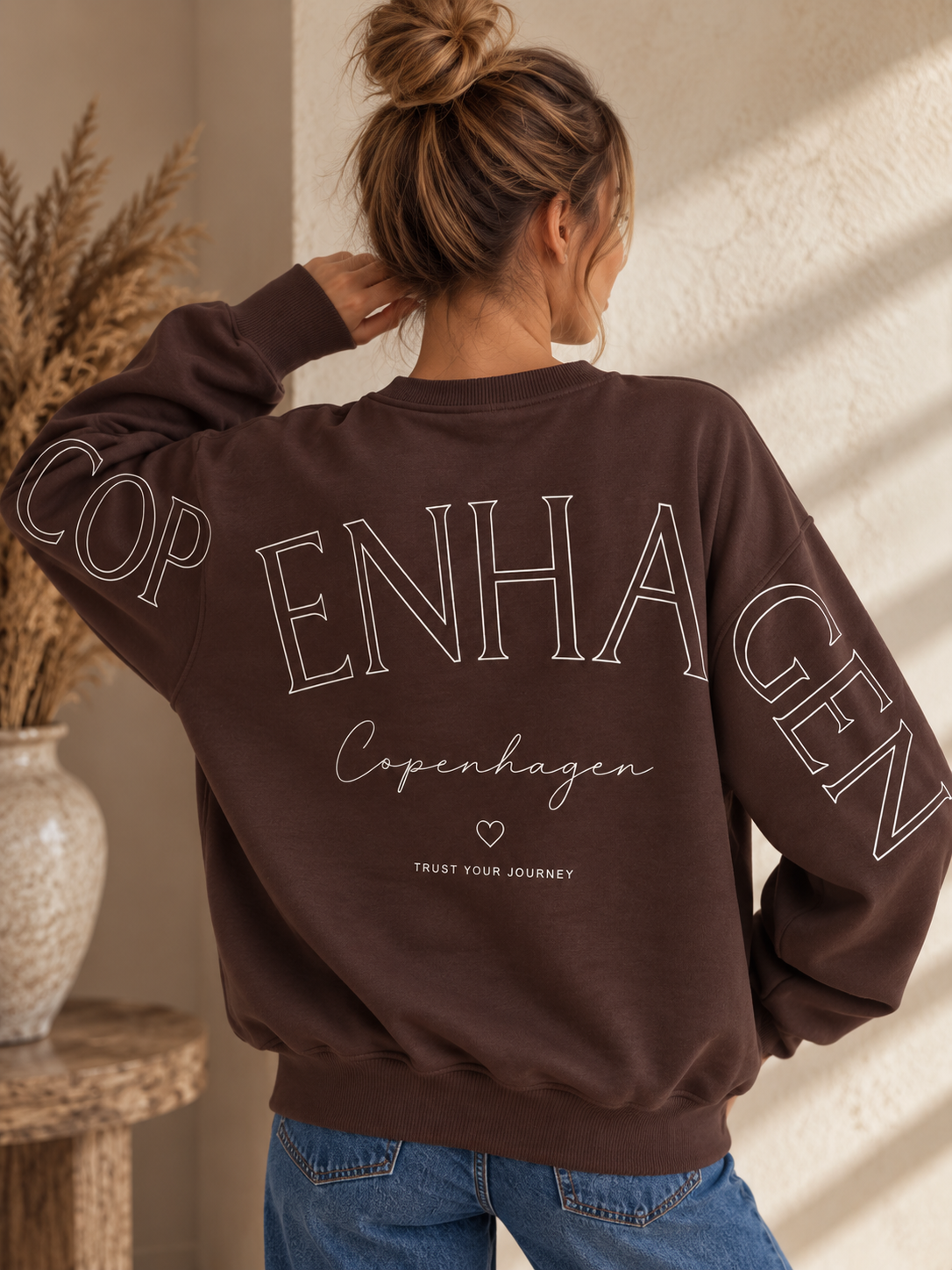 Sweatshirt Copenhagen I NO. SW0016 I lässiger Oversize-Look I Made in Italy 34-42/44