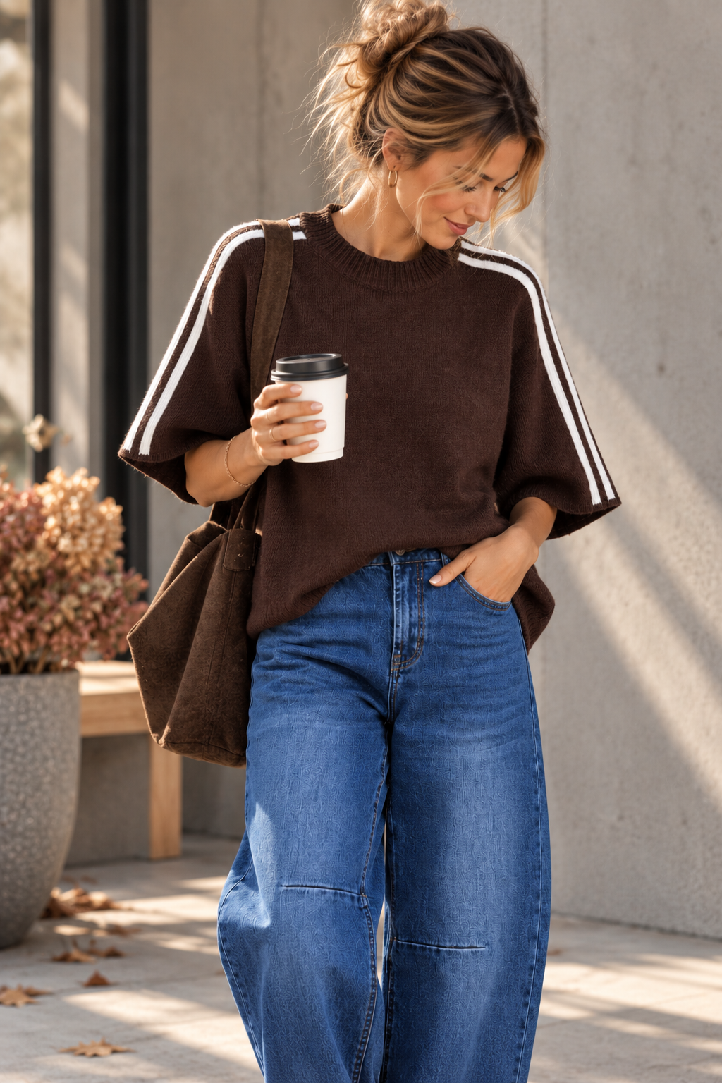 Sporty Stripe Strickpullover I SP0166 I 34-42 I Made in Italy