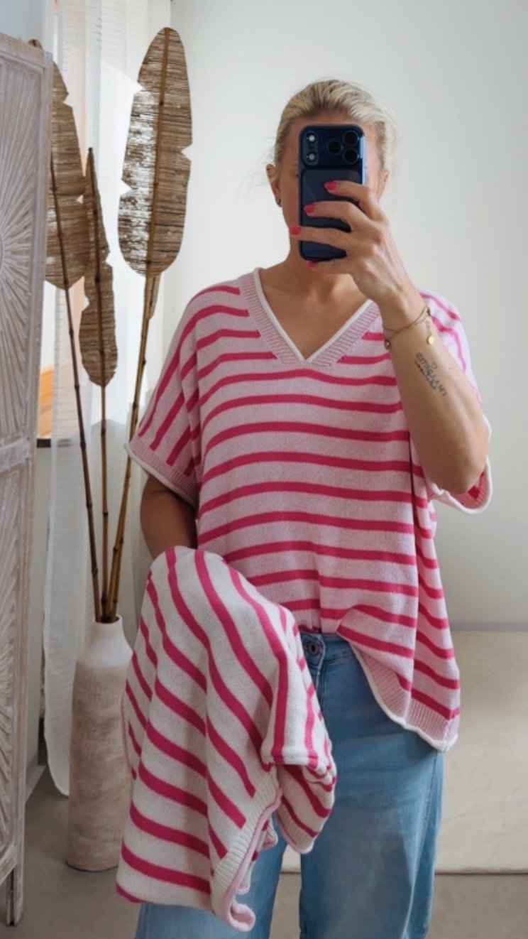 Strickpullover Torri Stripes Made in Italy 34-40/42