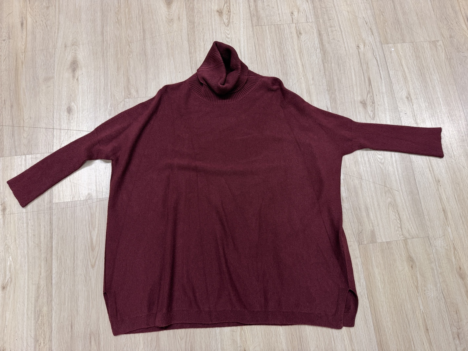Oversize Rollkragen-Pullover Uni RP0164 I Made in Italy 34-44/46 Strick Pullover