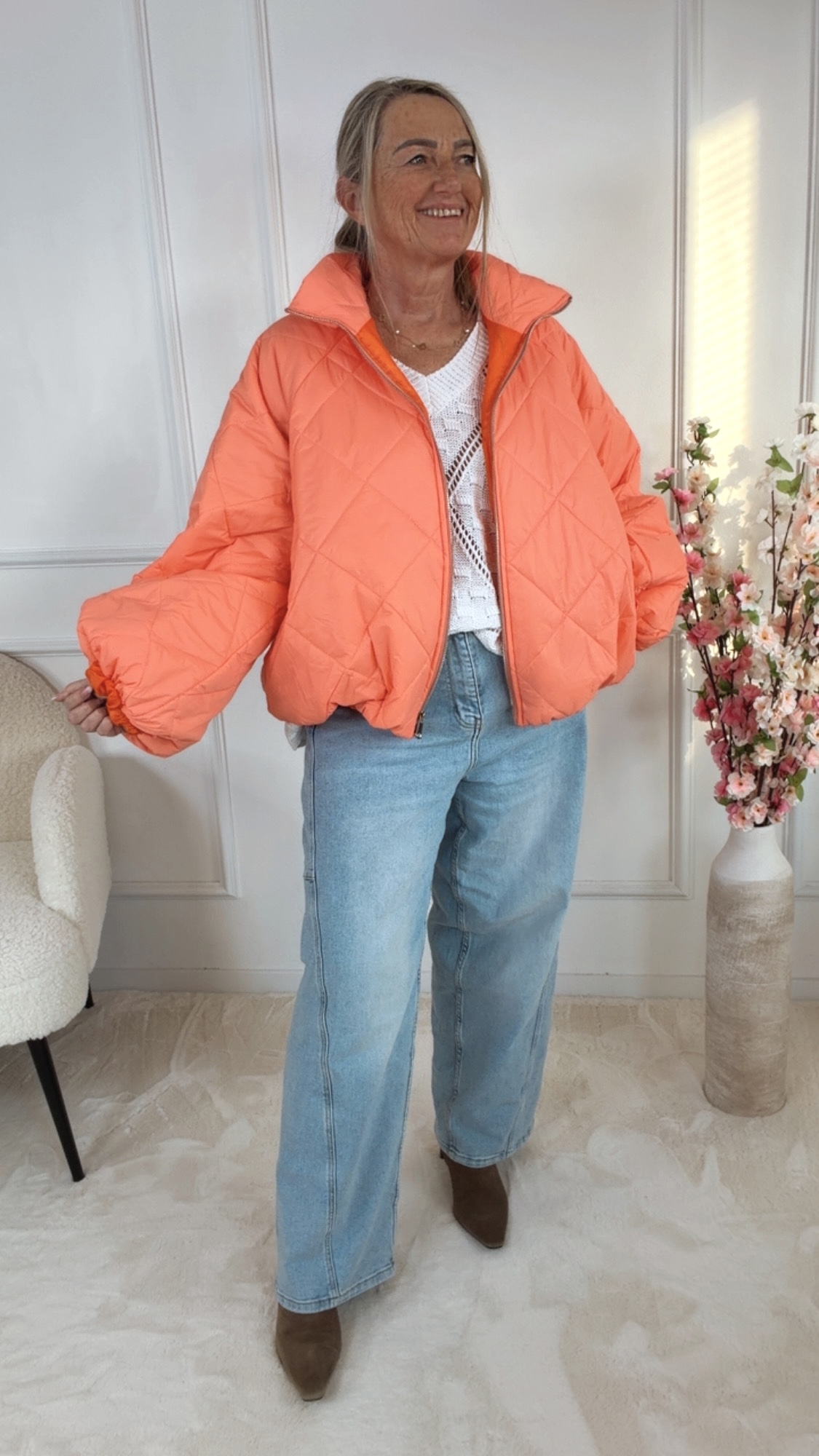 JACKE PUFFY MONIKA Made in Italy 34 -42