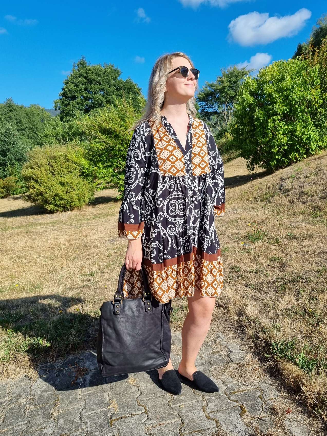 SHORT TUNIKA DRESS FIONA BLACK 34-40/42 Made in Italy langes Kleid Hängerchen Tunikakleid SHORT TUNIKA DRESS FIONA BLACK 34-40/42 Made in Italy langes Kleid Hängerchen Tunikakleid