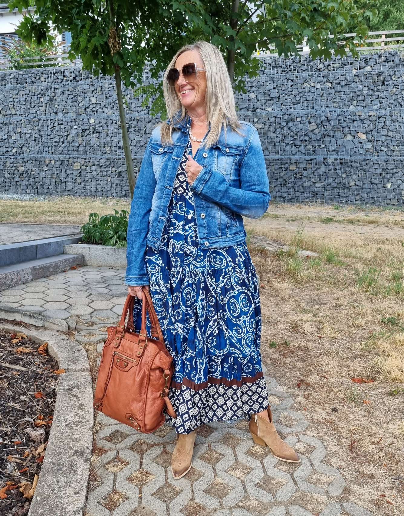 MAXI TUNIKA DRESS STROMBOLI BLAU 34-40/42 Made in Italy langes Kleid Hängerchen Tunikakleid MAXI TUNIKA DRESS STROMBOLI BLAU 34-40/42 Made in Italy langes Kleid Hängerchen Tunikakleid