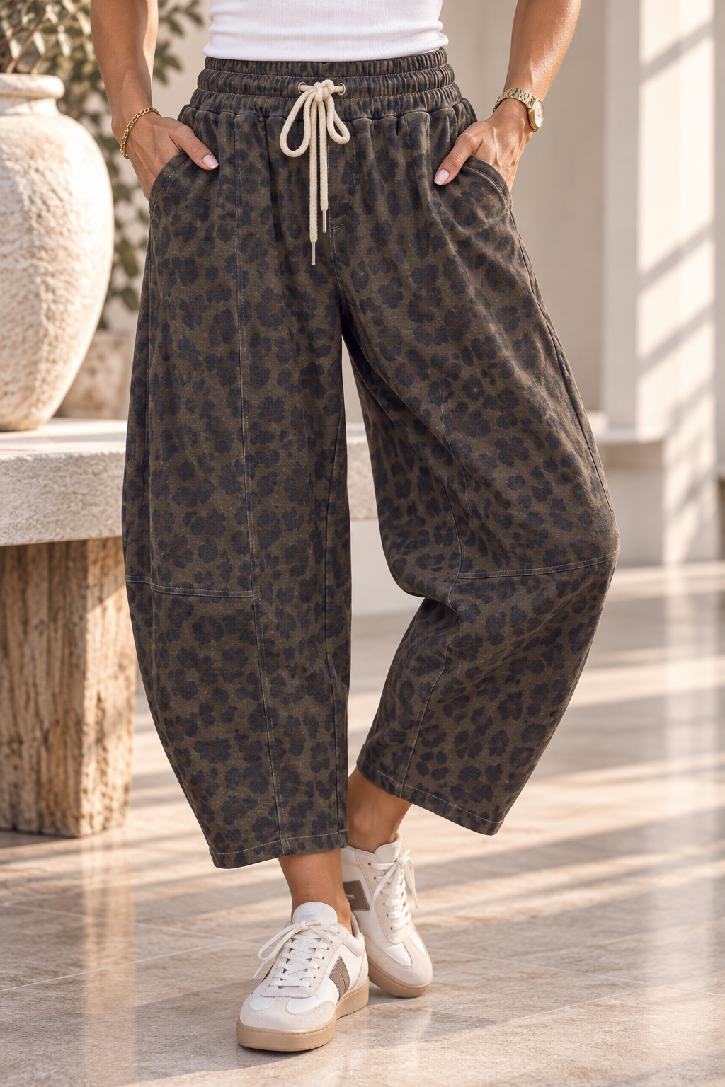 Ballonhose „Mosambik“ – Leo Jogpant | Made in Italy | bis Gr. 42/44 Barell