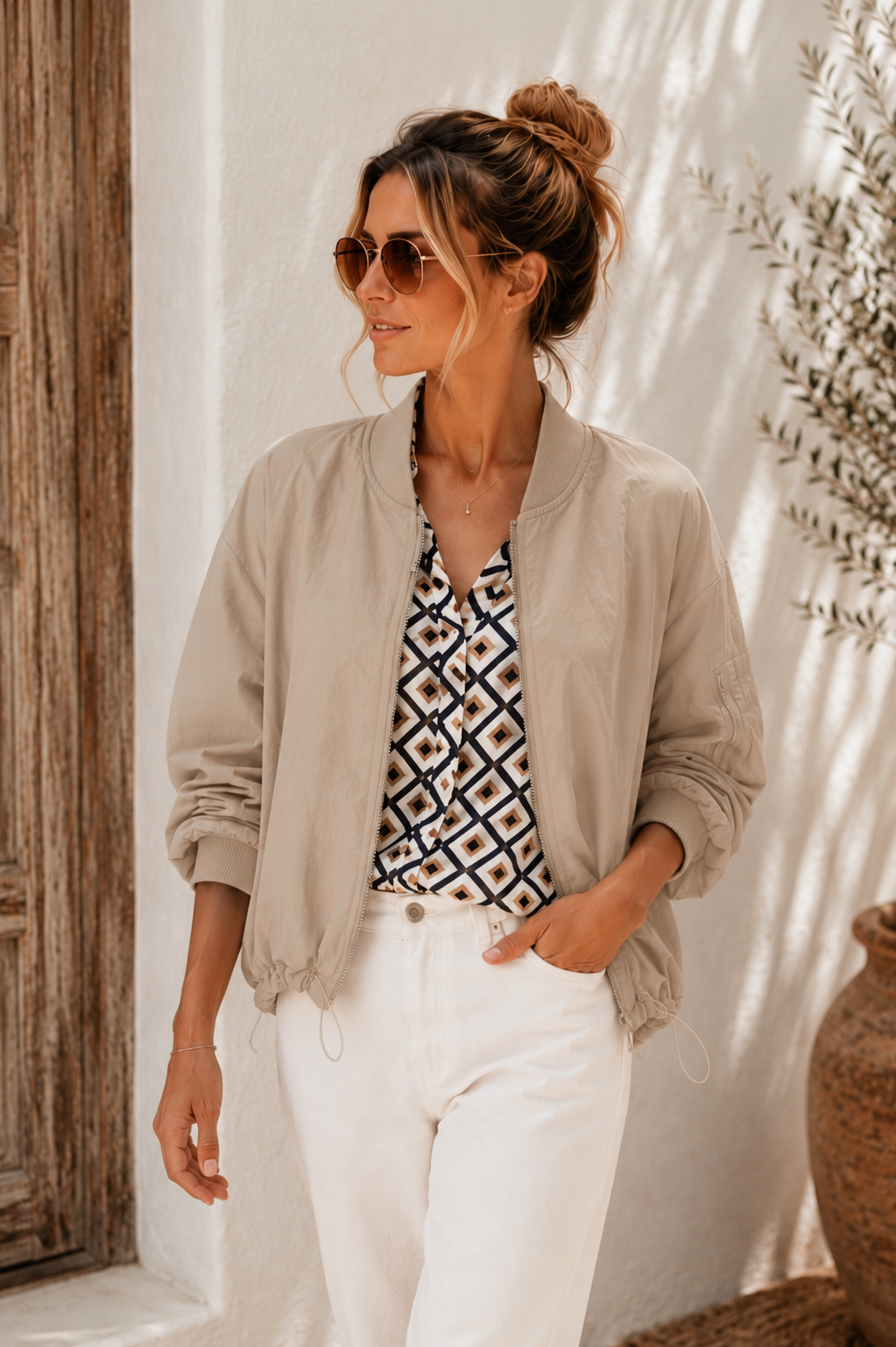 Blouson Lucienne – Stilvoll durch die Übergangszeit Gr. 34.40/42