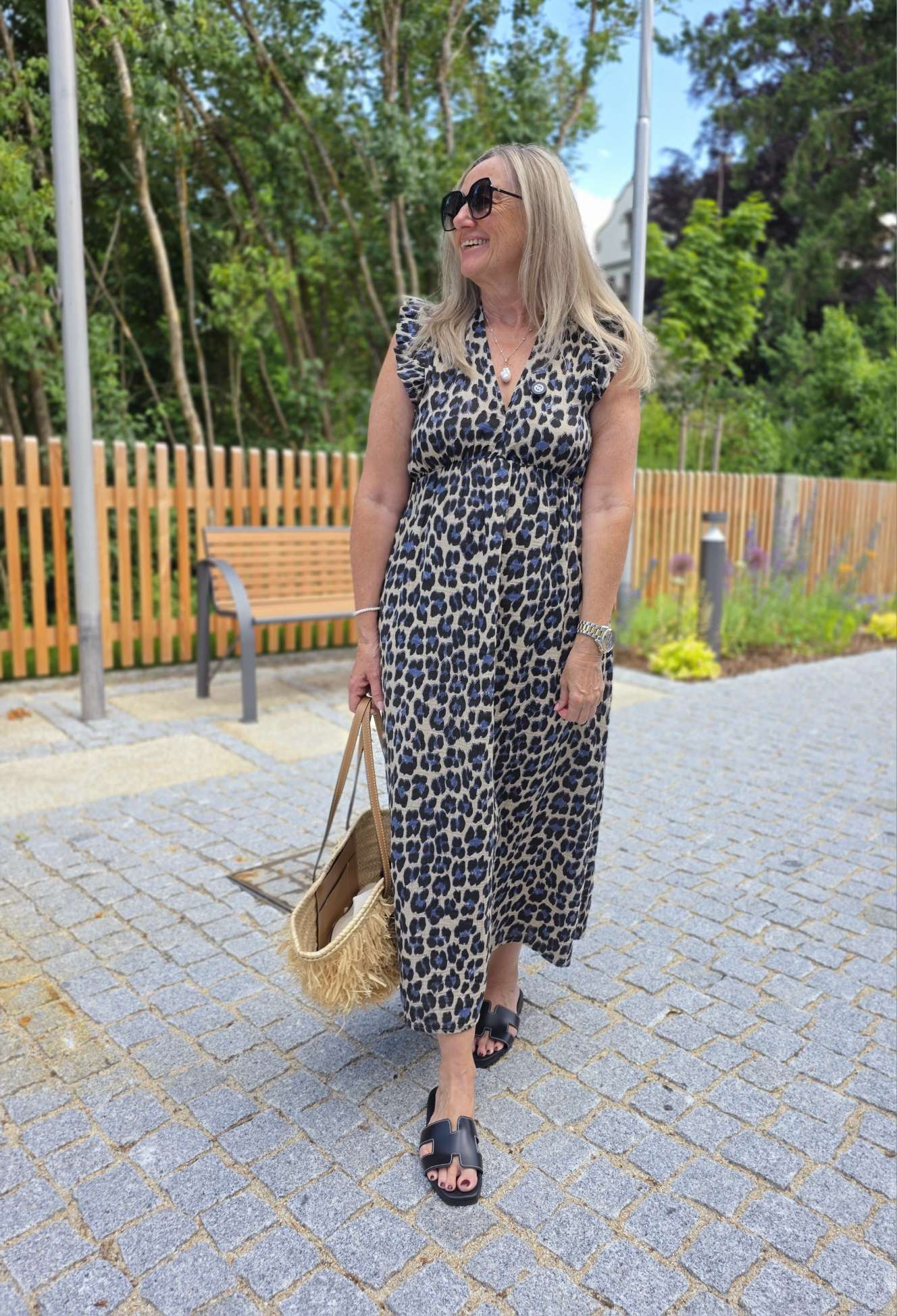 MUSSELIN LEO KLEID ZOE 34 - 42 Made in Italy ärmellos Rüsche