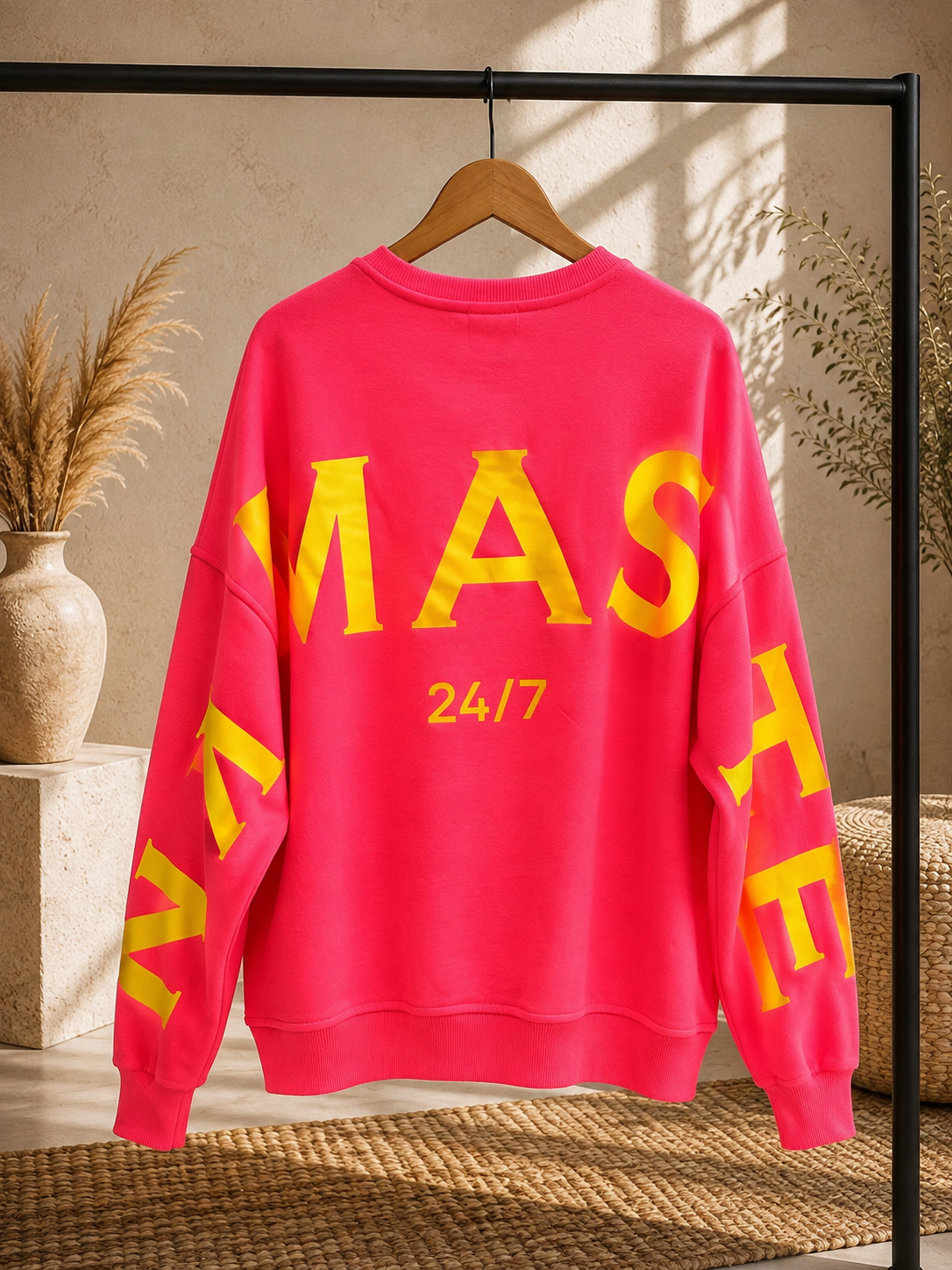 Sweatshirt „Namaste 24/7 Uni“ – Made in Italy | One Size bis ca. Gr. 42