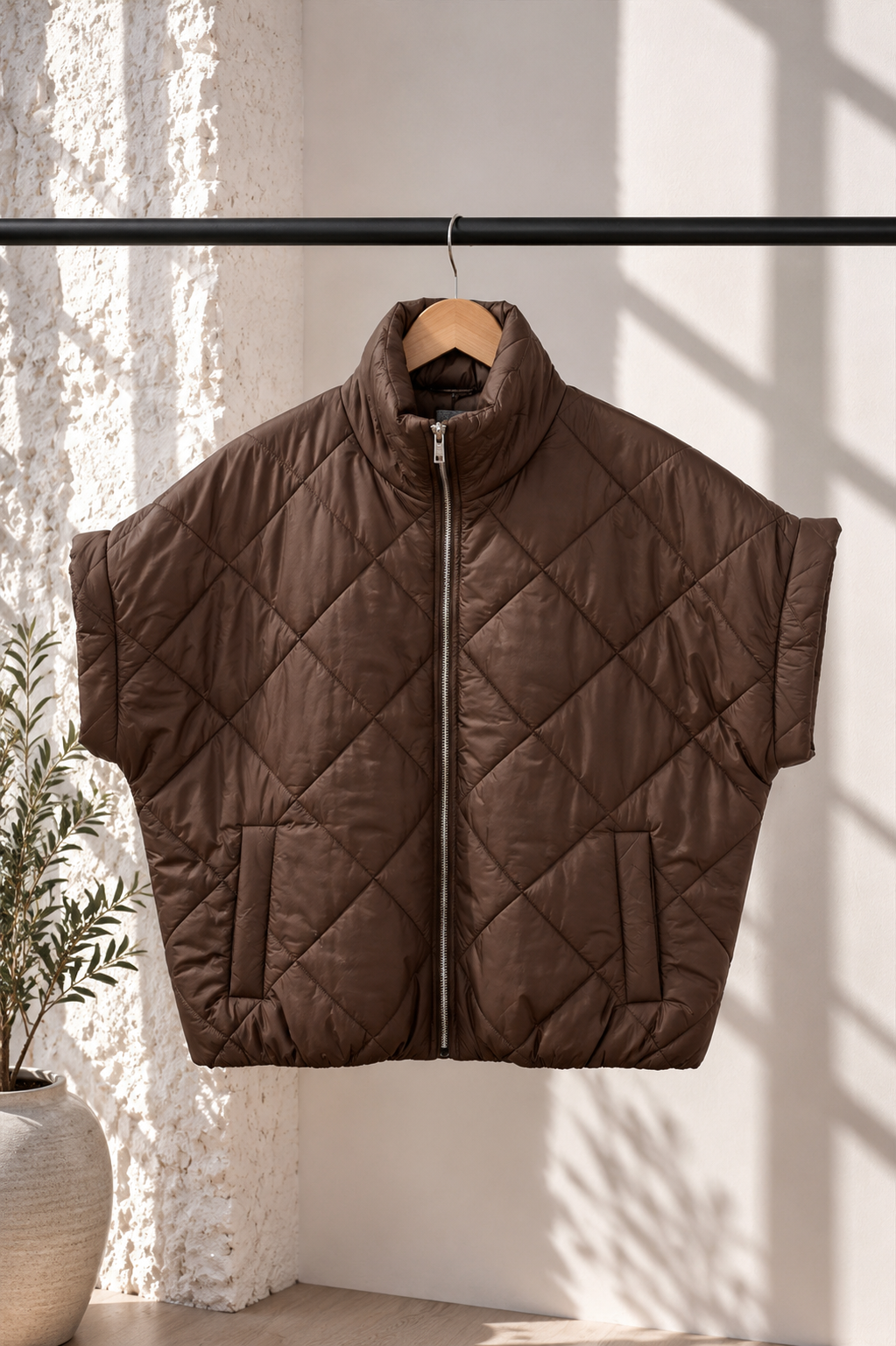 Steppjacke Svenja – Made in Italy – lässiger Spätsommer-Look Gr. 34-42