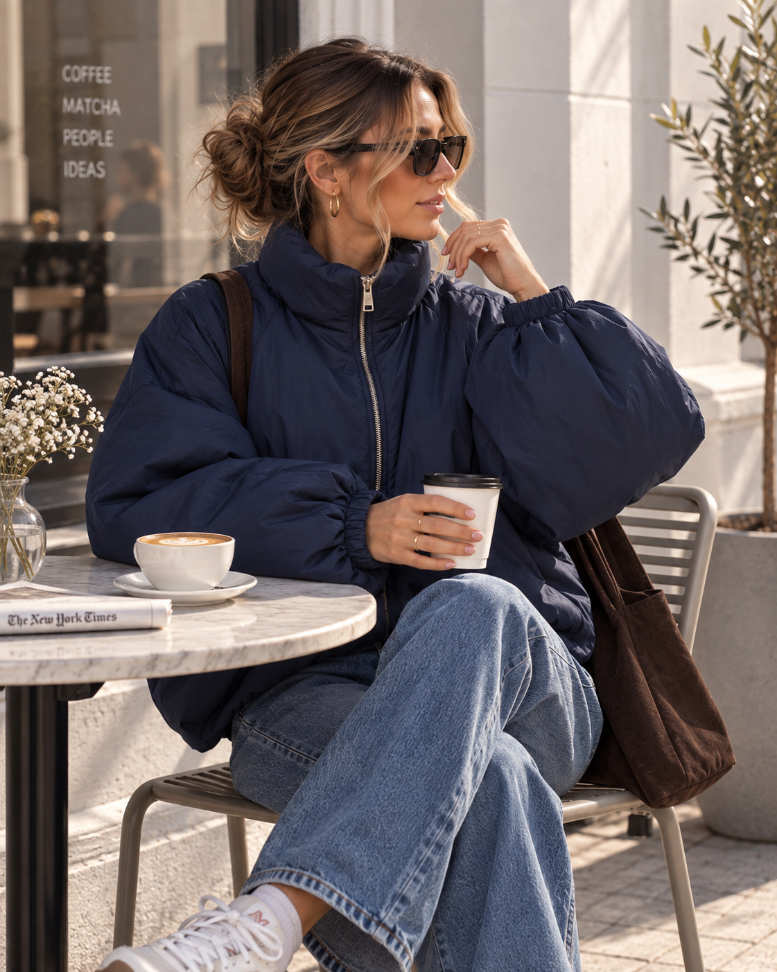 Jacke Puffy Monika – lässiger Allrounder für die Übergangszeit Made in Italy 34-42