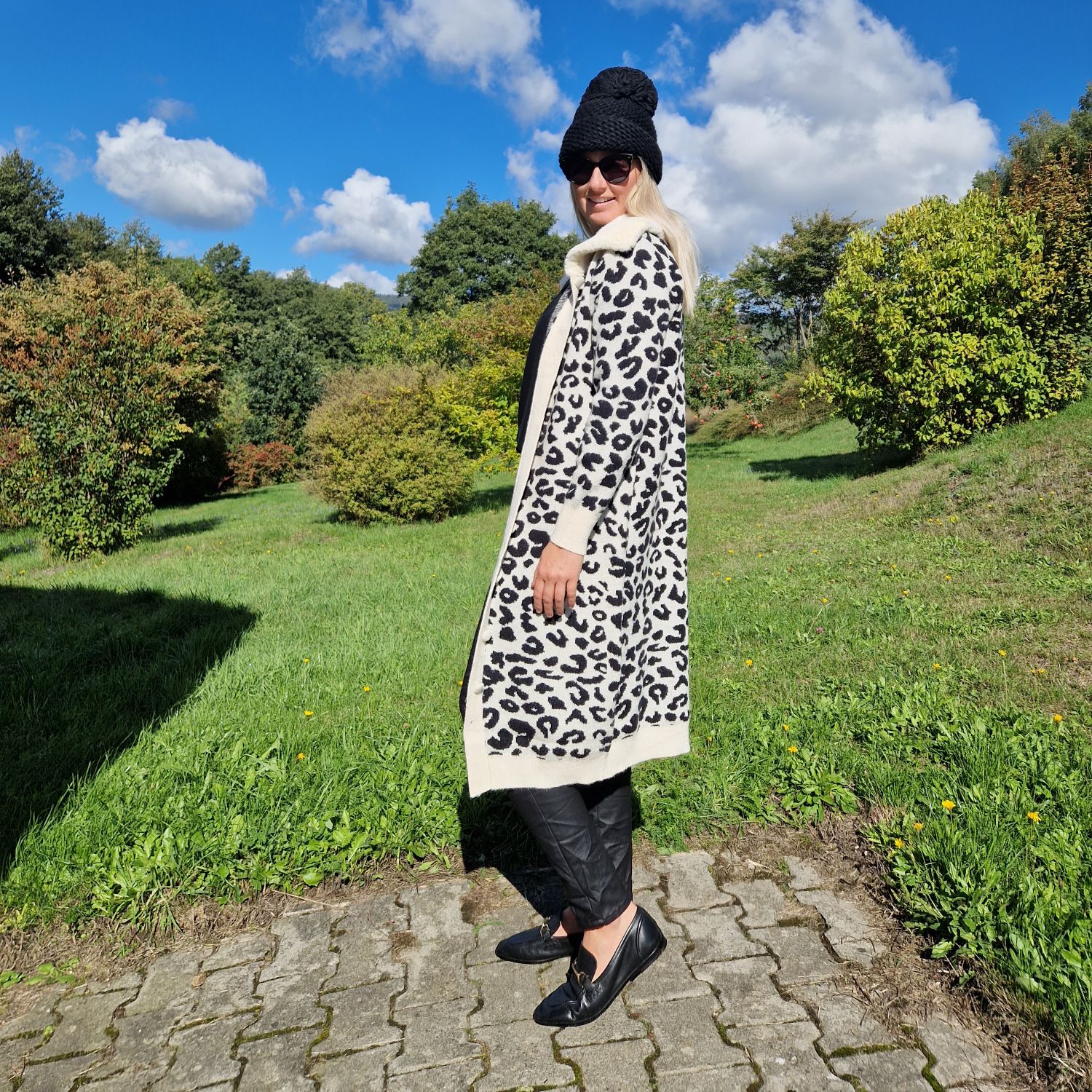 LUXURY KNIT COAT MIRINA CREME LEO 34-42 Strickmantel Mantel Cardigen Italy Kollektion LUXURY KNIT COAT MIRINA CREME LEO 34-42 Strickmantel Mantel Cardigen Italy Kollektion